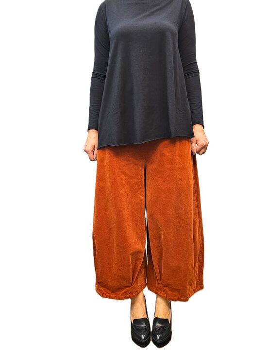 Samta bikses oranžā krāsā